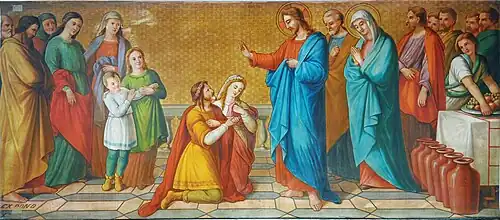 6. Le mariage, bénédiction des époux par Jésus aux noce de Cana