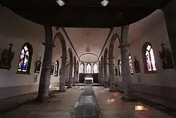 L'intérieur de l'église en 2014.