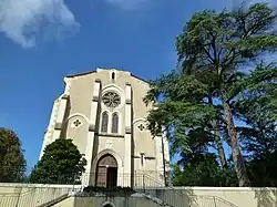 Façade de l'église Sainte-Quitterie-Saint-Nicolas