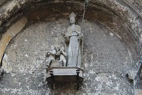 Statue de saint Nicolas.