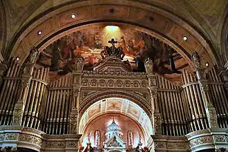 Buffet de l'orgue du chœur de l'église Très-Saint-Nom-de-Jésus