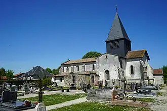 L'église et le cimetière,