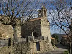 L'église de Chazeaux.