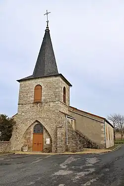 Façade de l'église depuis la rue du Tailleur