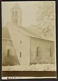 L'église photographiée en 1886 par Jean-Auguste Brutails.