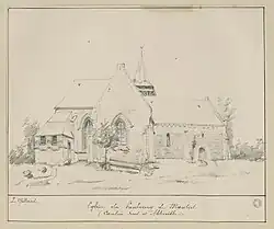 Dessin de Léon Gillard vers 1860.