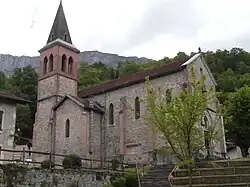 L'église du bourg de Saint-Gervais.