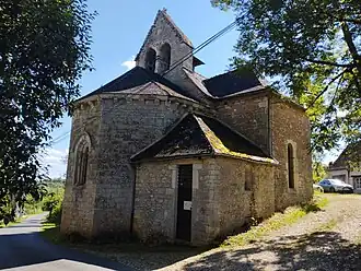 Extérieur de l'église.