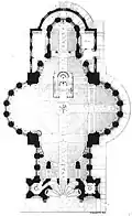 Plan de la basilique.