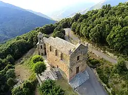 Vue de l'église paroissiale Sainte-Cécile.