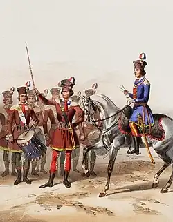 Les élèves de l'École de Mars en 1794.