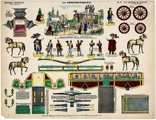 La Calèche de Mangin [sic], par Élie Haguenthal (1865).