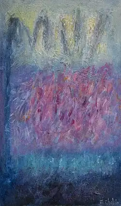 Métamorphose, acrylique sur toile, 50x30cm, 2011.