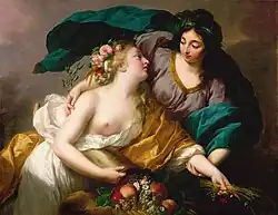 La paix ramenant l'abondance, par Élisabeth Vigée Le Brun, 1780.