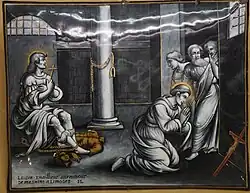 Saint Timothée et saint Apollinaire en prison.