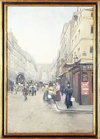 La rue du Faubourg-Saint-Denis, 1898, Musée Carnavalet.