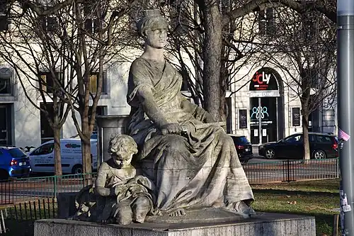 Statue de  La Ville de Lyon.