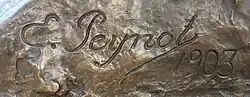 signature d'Émile Peynot