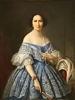 Émile Roumens, Portrait de femme.