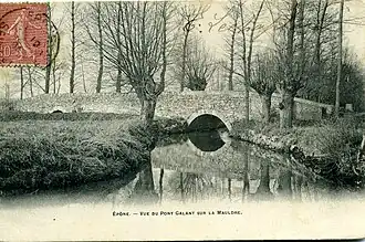L'ancien pont Galant sur la Mauldre.