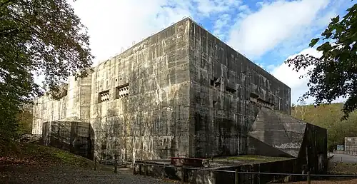 Blockhaus d'Éperlecques en béton armé de la Seconde Guerre mondiale, du Pas-de-Calais