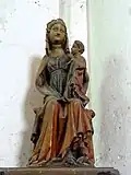 Vierge à l'Enfant assise.