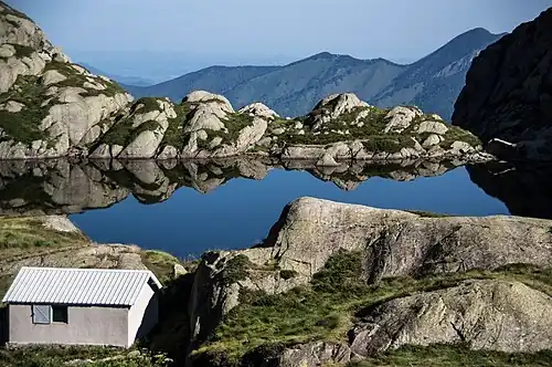 Le refuge non gardé en 2018.