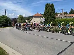 Passage du peloton.