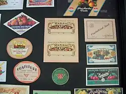 Étiquettes de confiseurs