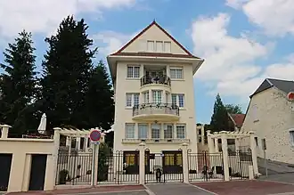 Maison de style Art déco, rue de l'Éclaireur de Nice.