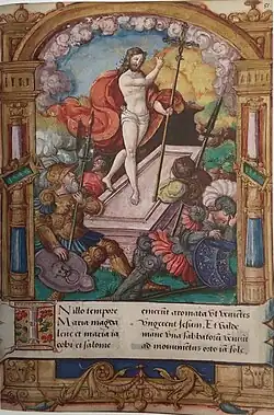 La résurrection du Christ, f.51r.