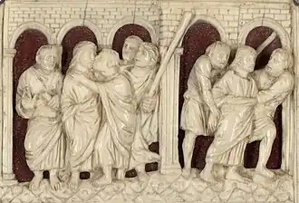 Baiser de Judas et arrestation du Christ