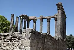 Temple romain d'Évora.
