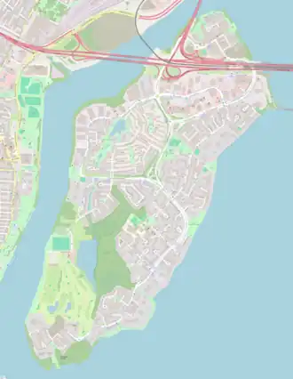 L'île des Sœurs, au sud-ouest de Montréal