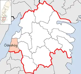 Localisation de Ödeshög
