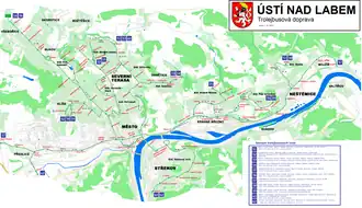 Image illustrative de l’article Trolleybus de Ústí nad Labem