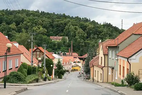 Černá Hora : rue principale..