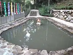 Musuhi-ike Pond at Ōagata Shrine