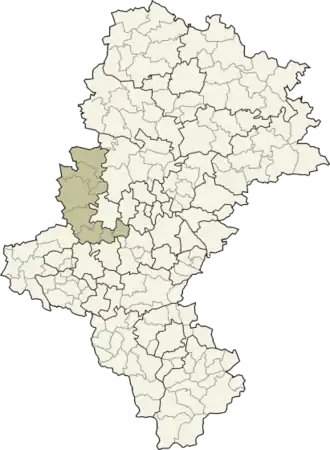 Localisation de Powiat de Gliwice