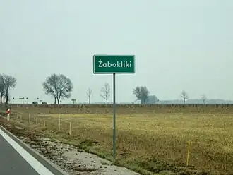 Żabokliki (powiat de Węgrów)