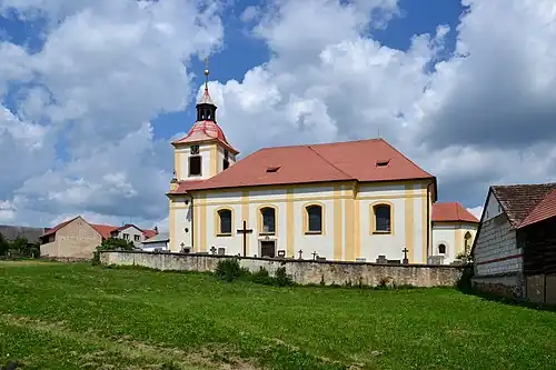 Église Saint-Jacques-le-Majeur à Žebnice.