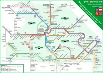 Image illustrative de l’article Réseau régional de Moravie du sud