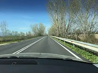 La EO30 entre Karditsa et Trikala.