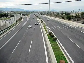 Image illustrative de l’article Autoroute A8 (Grèce)