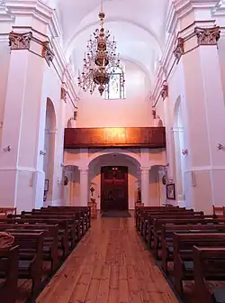 intérieur de l'église