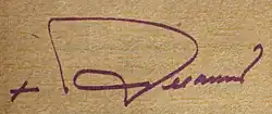 signature d'Alexis II de Moscou