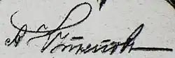 signature d'Alexandre Koutepov