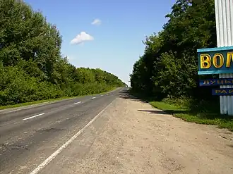 La M19 près de Lutsk