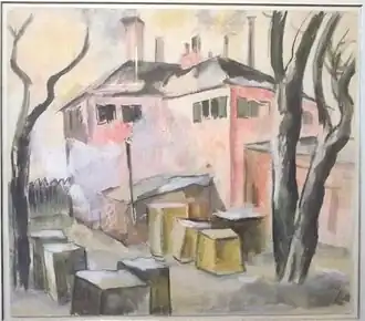 Maison rose cubiste, 1924