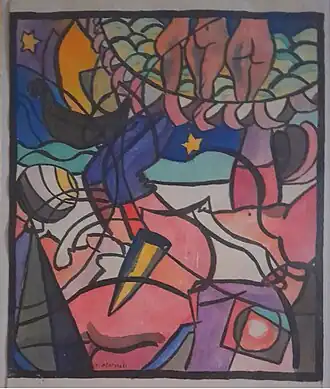 Composition allégorique avec le Poulet, Series "1812 (1915)